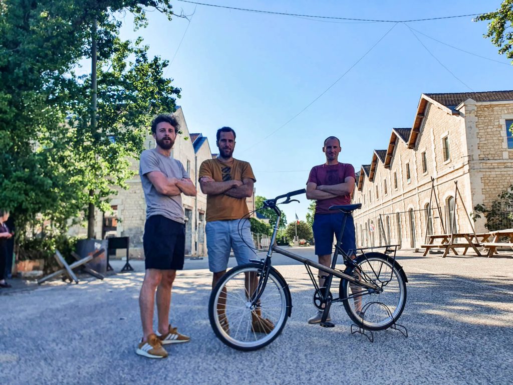 Maël Le Borgne, Benoît Maurin et Mathieu Courtois Bordeaux Vélos Jean Fourche