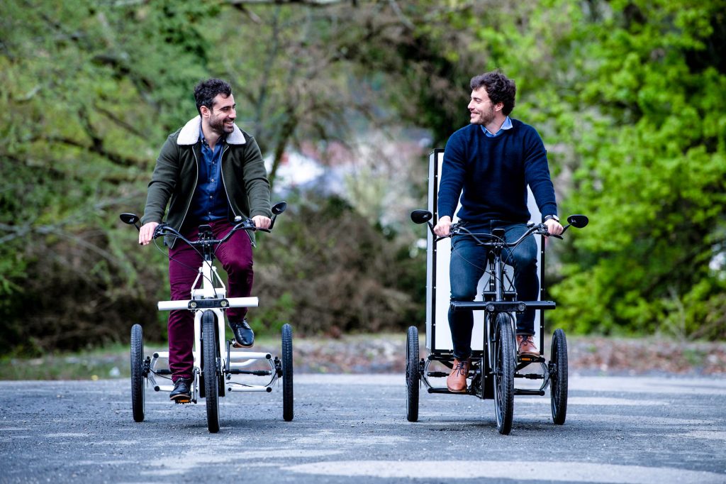 Anthony et Thomas Chenut, créateurs des vélos cargos VUF Bike